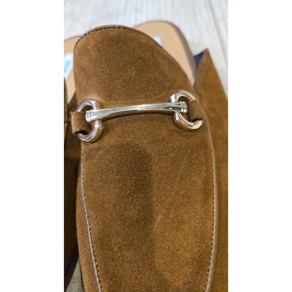 Steve Madden Women's Suede Mules Size 10 Brown Loafer Slip On Casual - Picture 3 of 11